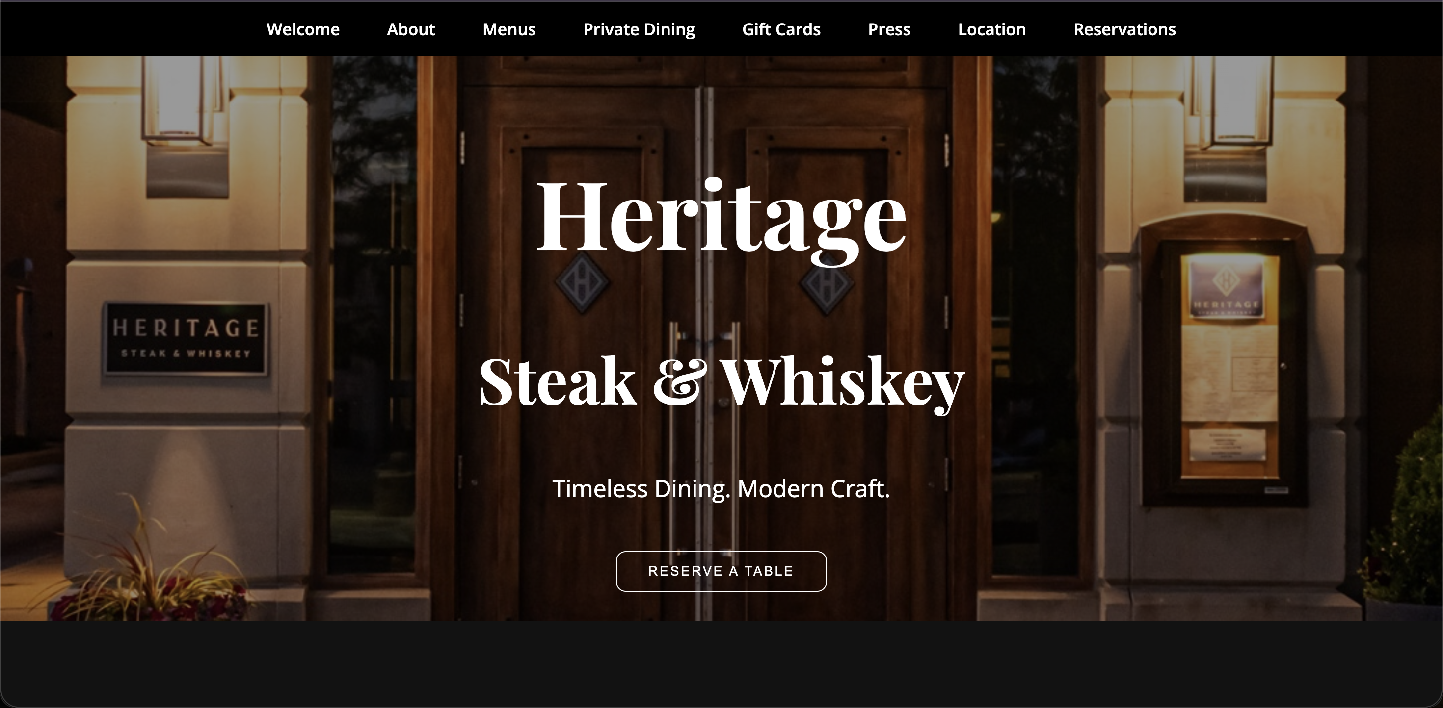 Heritage Steak & Whiskey screenshot